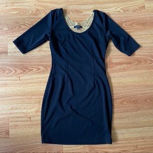 Nwot Paprika black bodycon dress